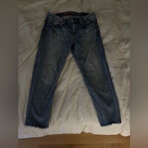 Joe's Jeans the Billie Crop. Dark Blue Ankle Denim